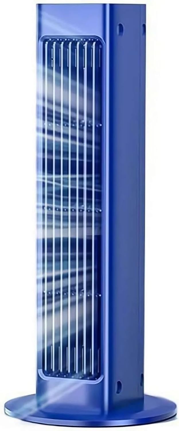 Portable Wireless Air Conditioner Fan, No Drilling Wall Mounted Cooling Fan, 3 Speed Air Cooler for Bedroom, Office, Home, Car with Instant 10s Cooling(Blue,Blue)