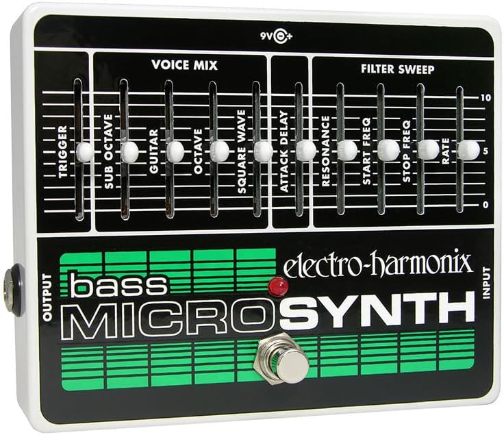 Electro-Harmonix Bass Micro Synthesizer Analog Microsynth Pedal