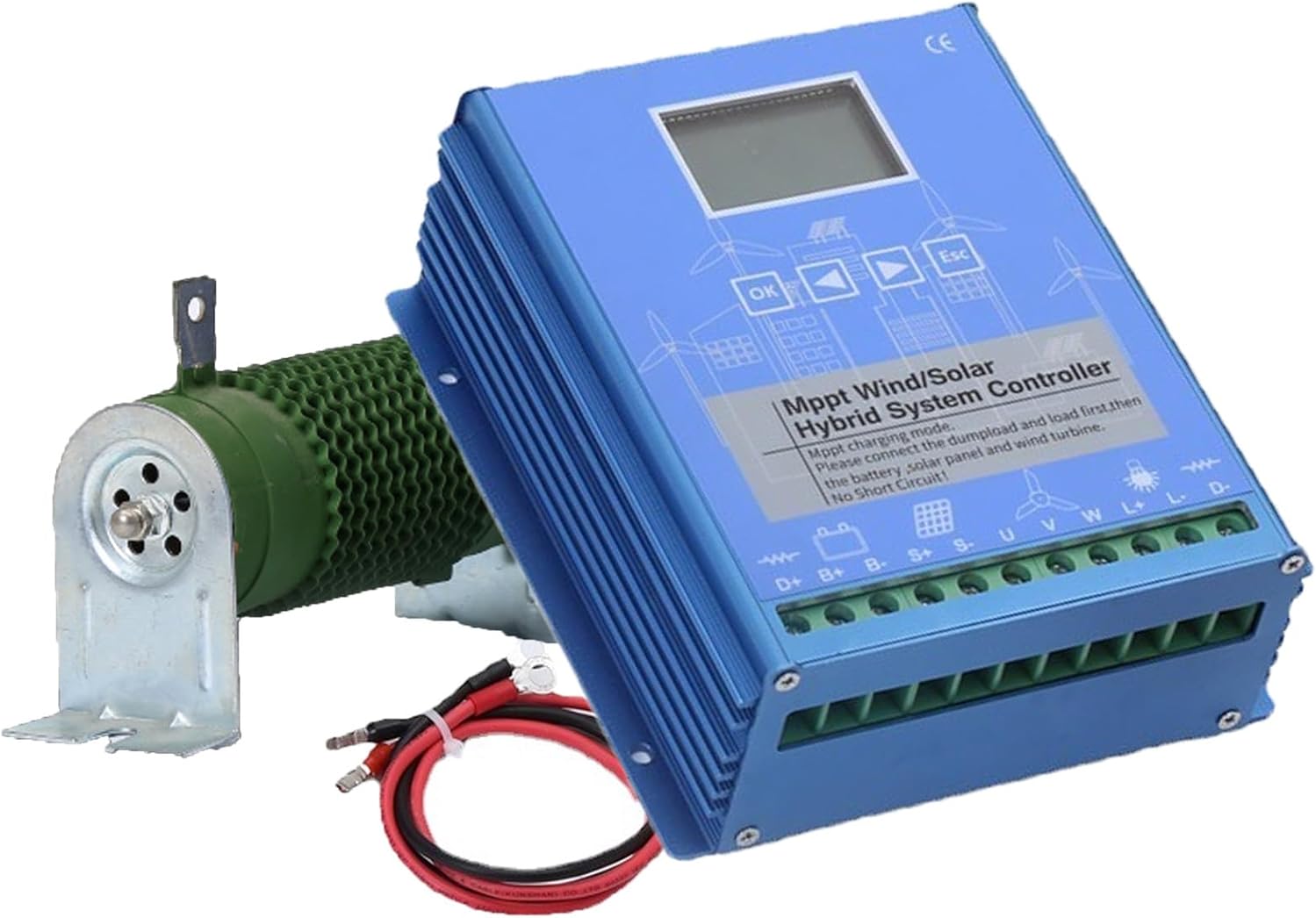 All-in-One Energy Controller - MPPT Tech for Solar & Wind Systems (16000W 12-48V Auto)(12V)