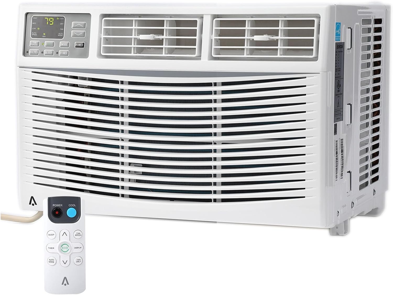 10000 BTU Window Air Conditioner, Cools Up to 450 Sq. Ft, 3 Cooling & Fan Speeds, Energy Efficient, Perfect Ac Window Unit for Bedroom, Living Room, Home Office