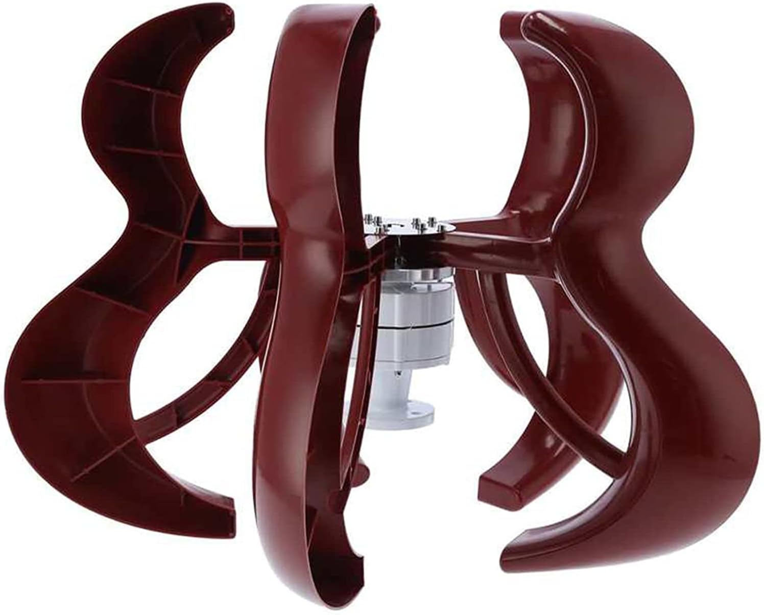 LiuSj JUnSt 9000W 12V 24V 48V Wind Turbine Kit, 5-Blades Outdoor Aluminum Alloy Wind Generator Equipment Red Wind Turbine with Controller