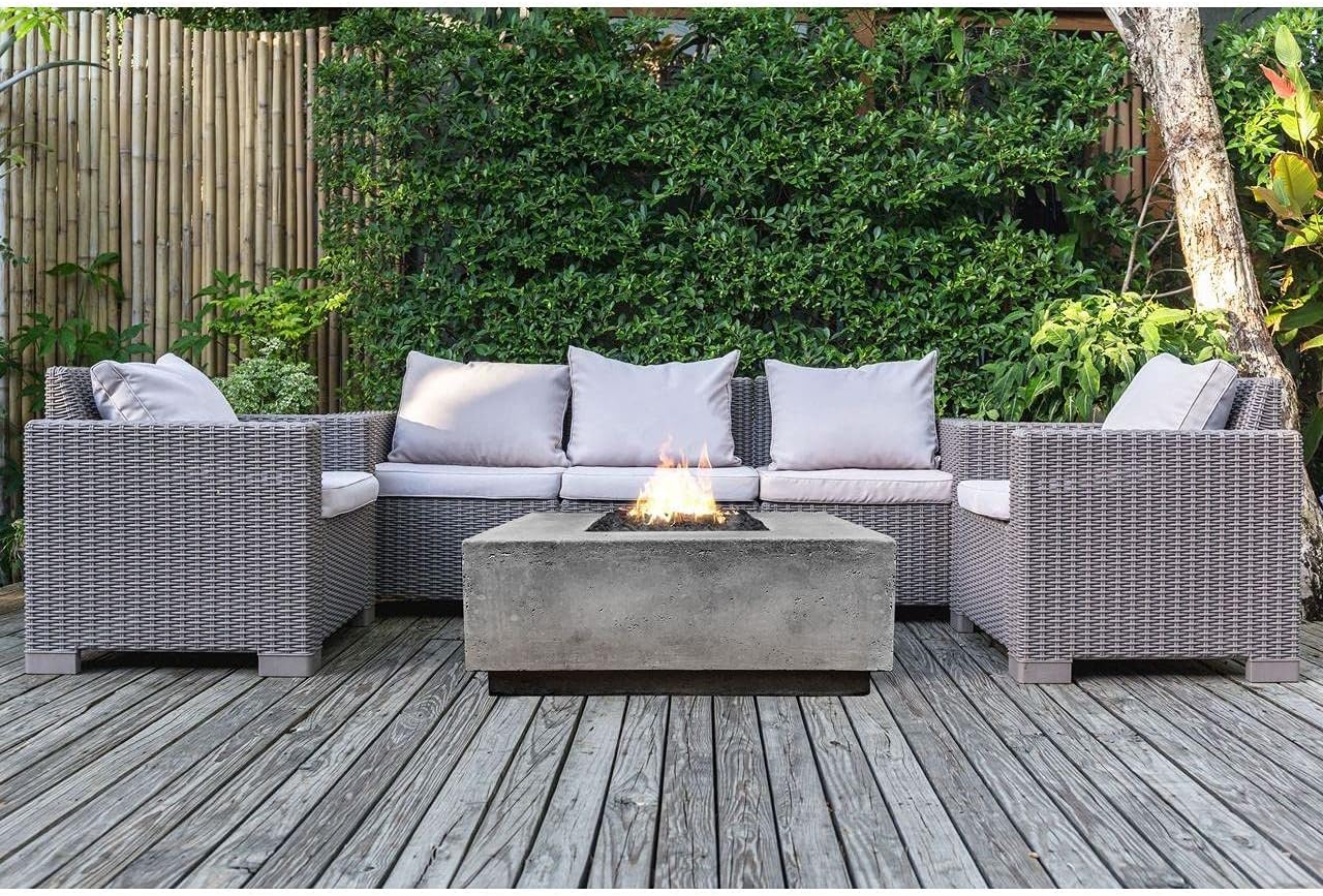 Prism Hardscapes Tavola 3 Fire Table in Natural - LP