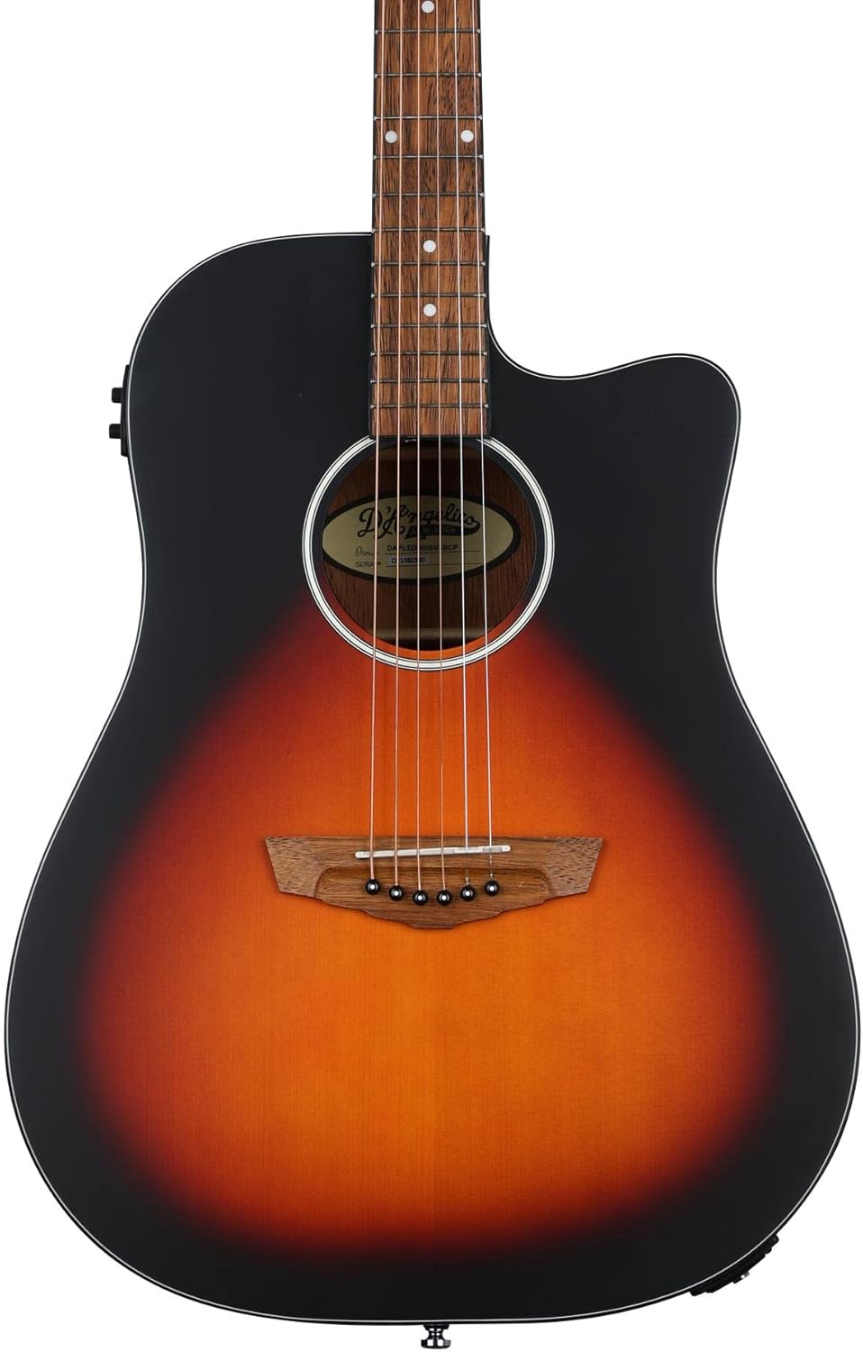 D'Angelico Premier Bowery LS Acoustic-electric Guitar - Satin Vintage Sunburst