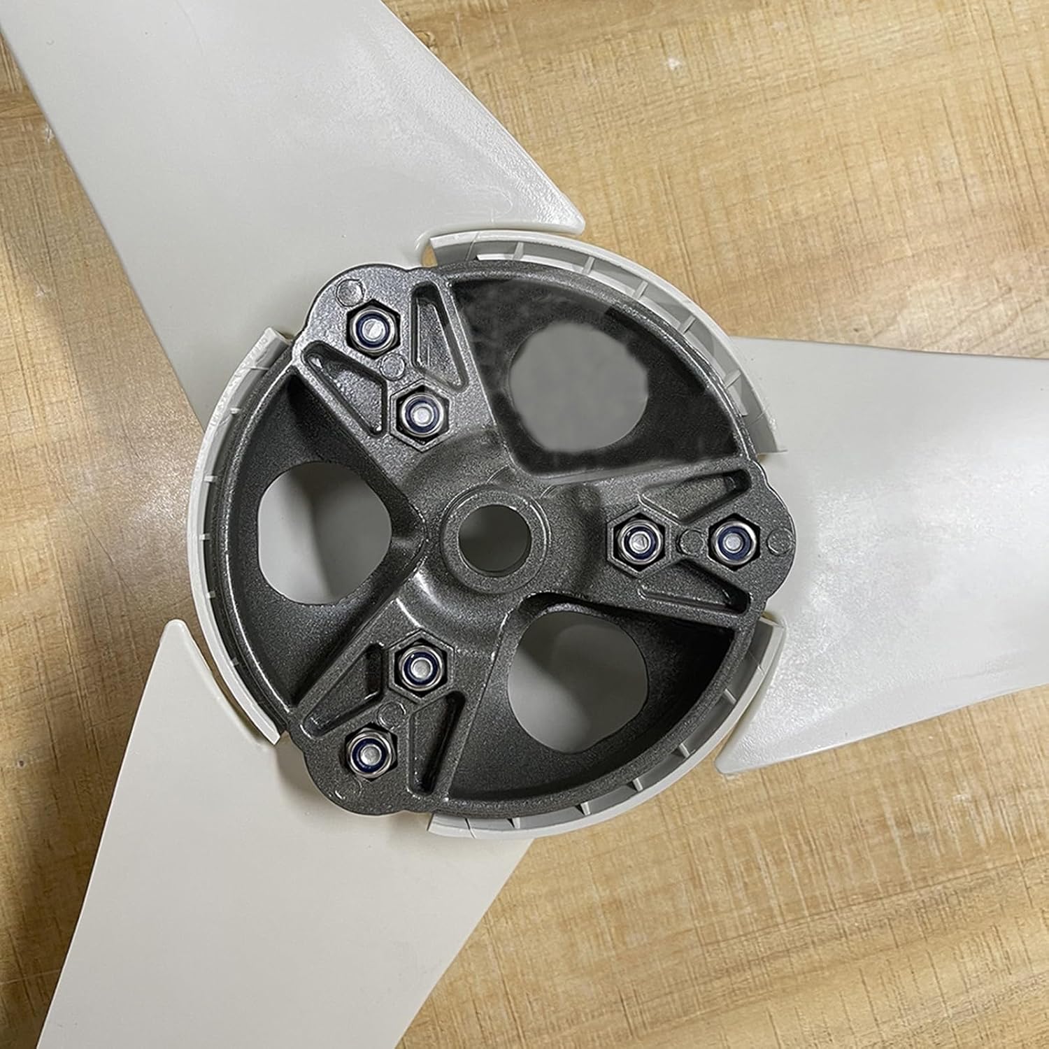 3/5/6 Blades Wind Turbine Accessories Hub and Cover Plate Horizontal Axis Wind Turbine DIY Wind Turbine Parts with Screws and Nuts Kit for Small Windmill Accessories(5 Blades Hub)