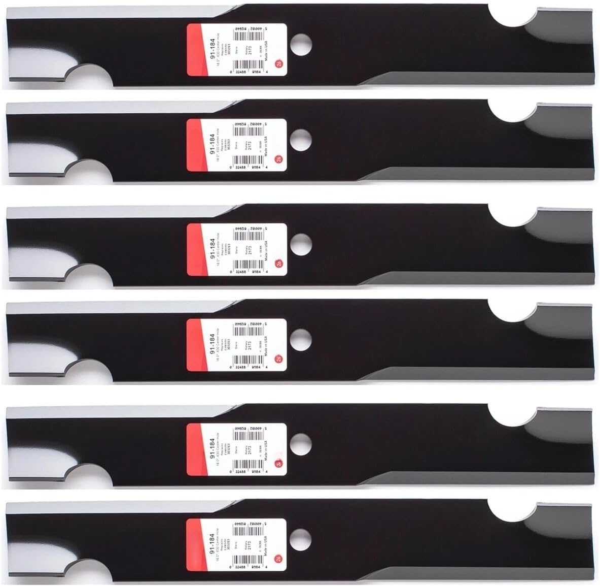 6PK 91-184 Lawn Mower Blade Replacement for Ferris 52