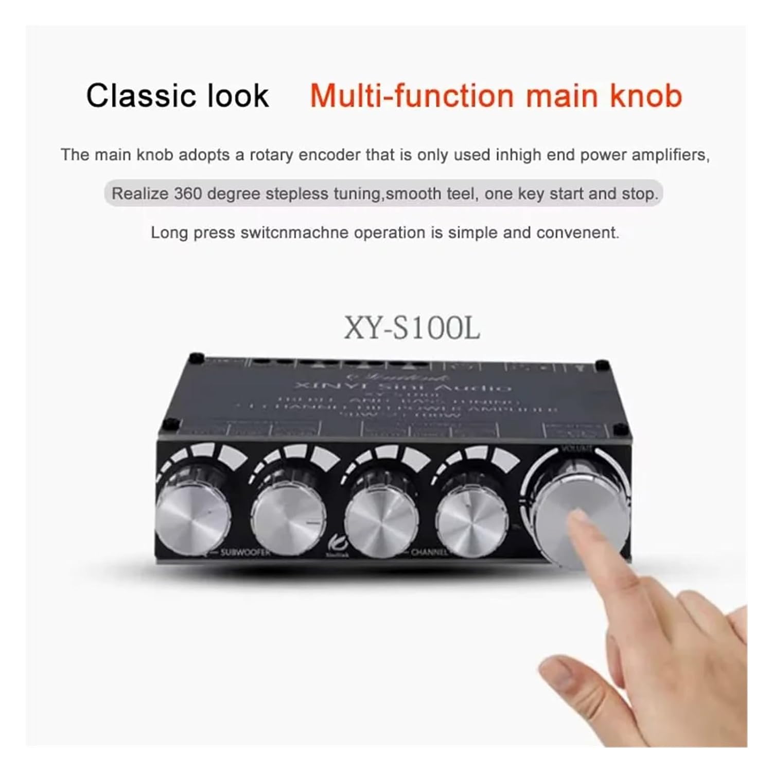 Generic Compatible for TPA3116D2 2.1 Channel Bluetooth 5.0 Power Amplifier Module - 50W*2 + 100W Subwoofer for XY-S100L S100H HiFi Sound Systems