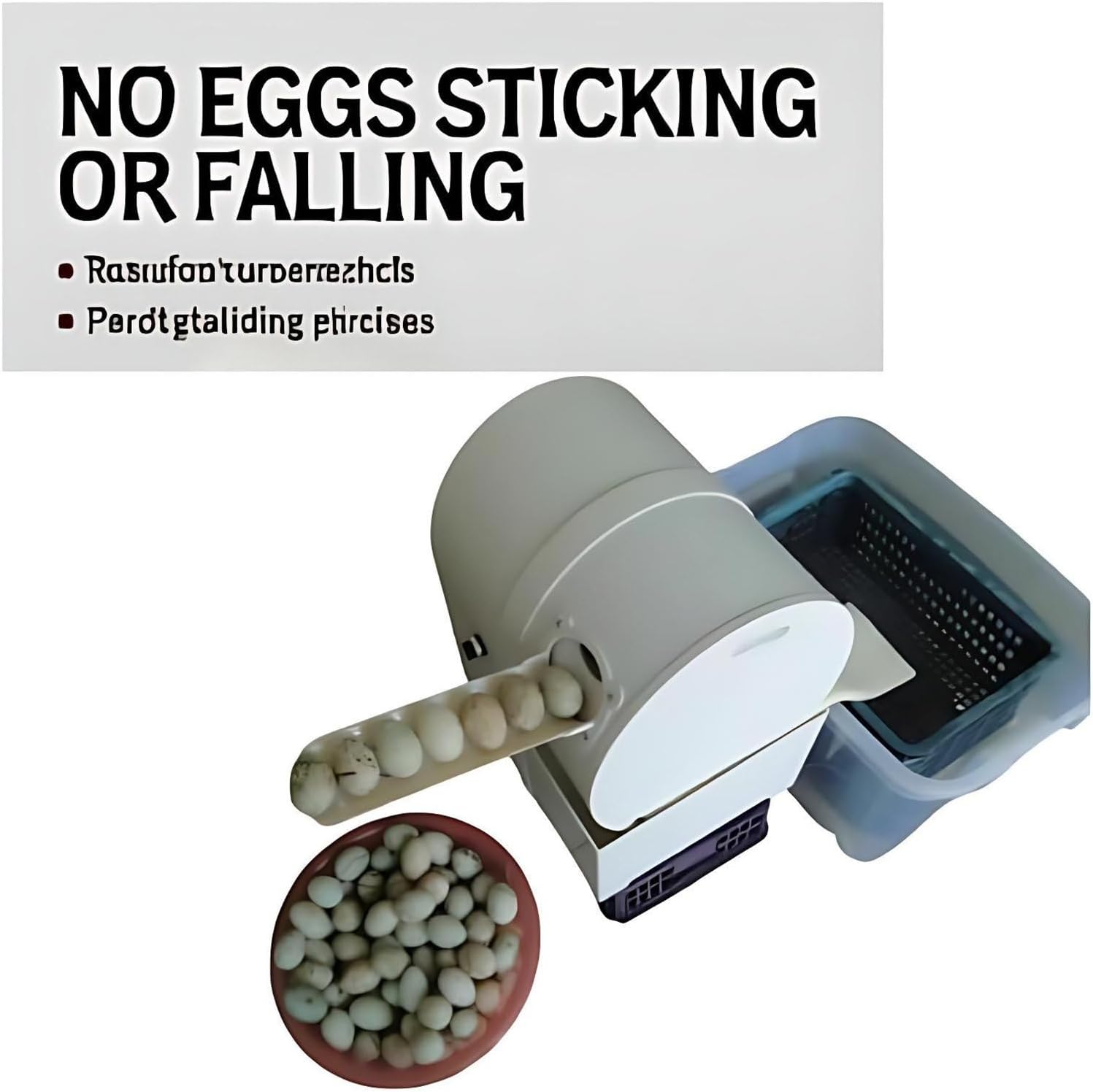 Automatic Egg Washer, Commercial Egg Cleaner System, 2,300 Eggs/H Chicken Duck Goose Egg Brushing Machine, Compact Egg Cleaning Brush Machine Tool