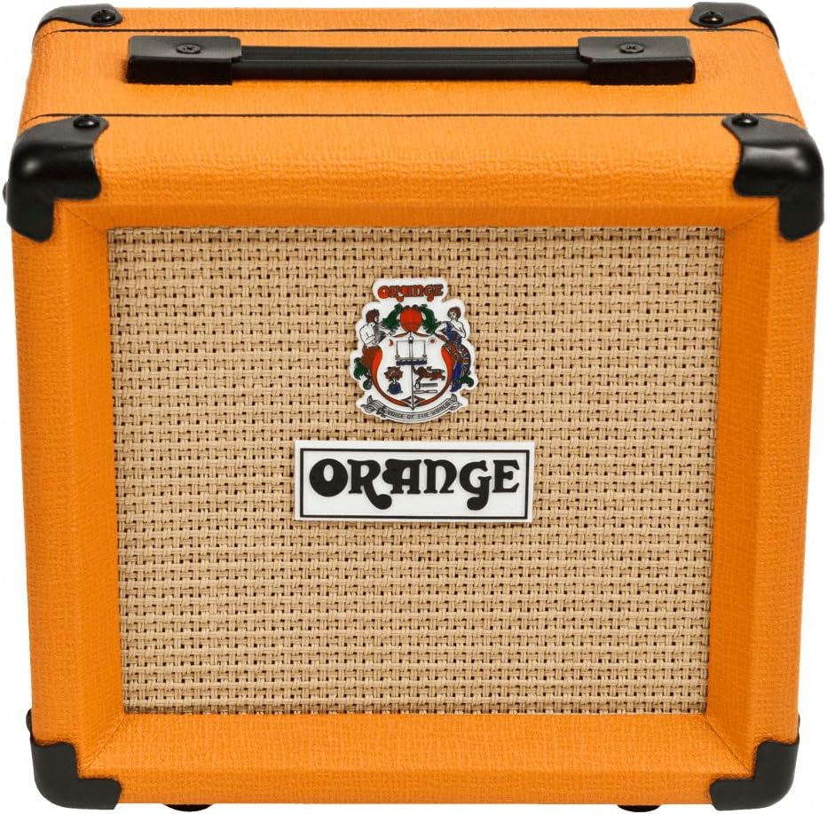 Orange PPC108 1x8-Inch Closed-Back Speaker Cabinet Bundle with Instrument Cable and Austin Bazaar Polishing Cloth