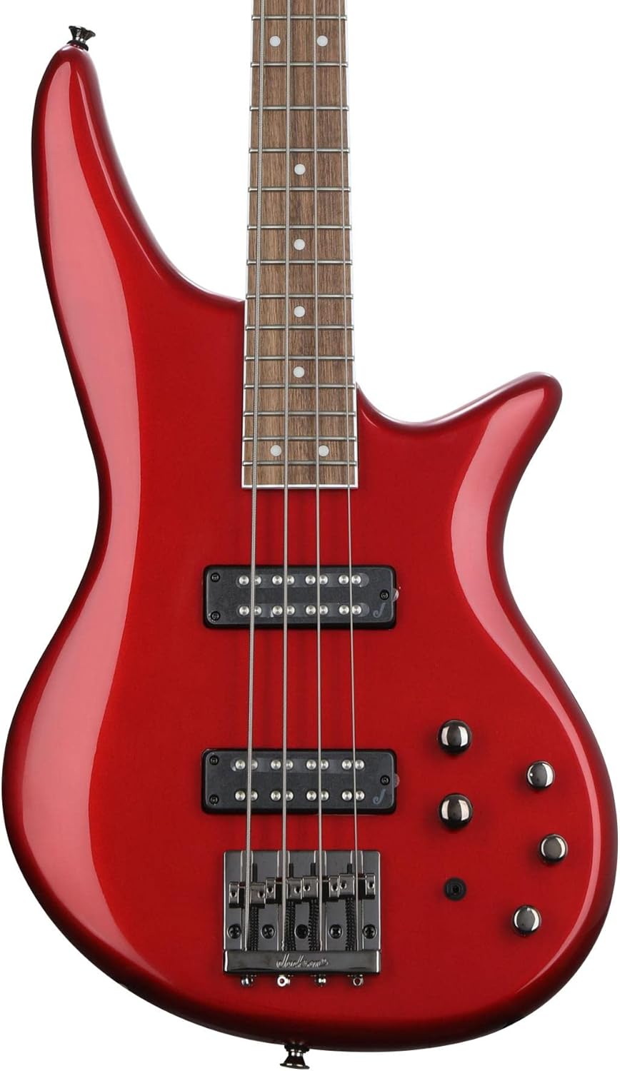 Jackson JS Series Spectra Bass JS3, Metallic Red, Laurel Fingerboard