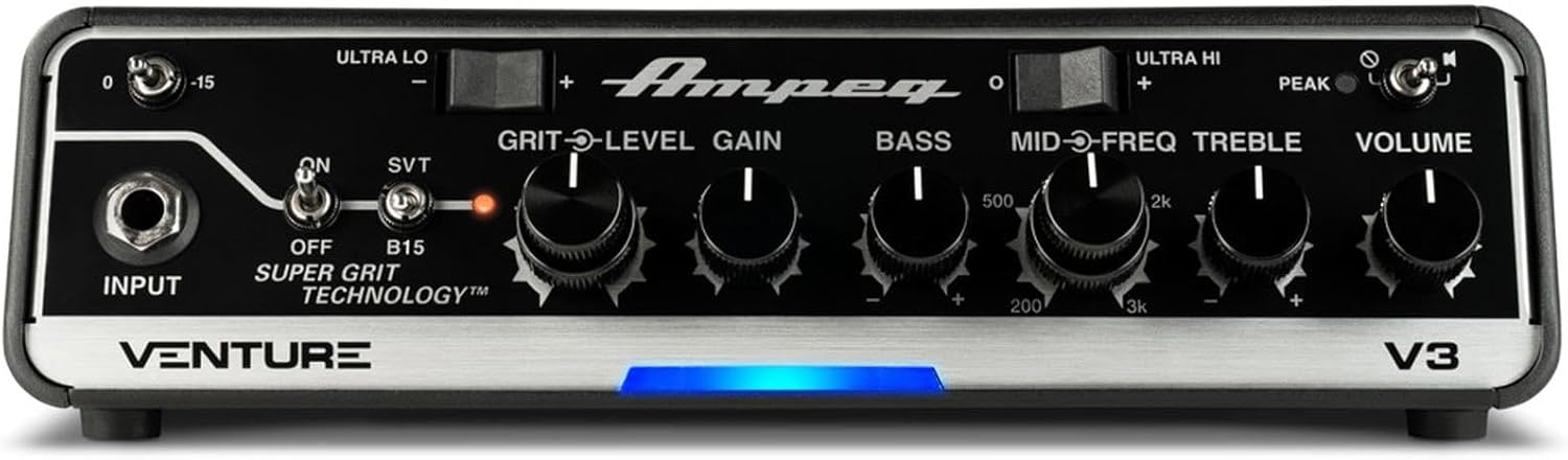 Ampeg Venture V3 Bass Guitar Head, 300 Watts