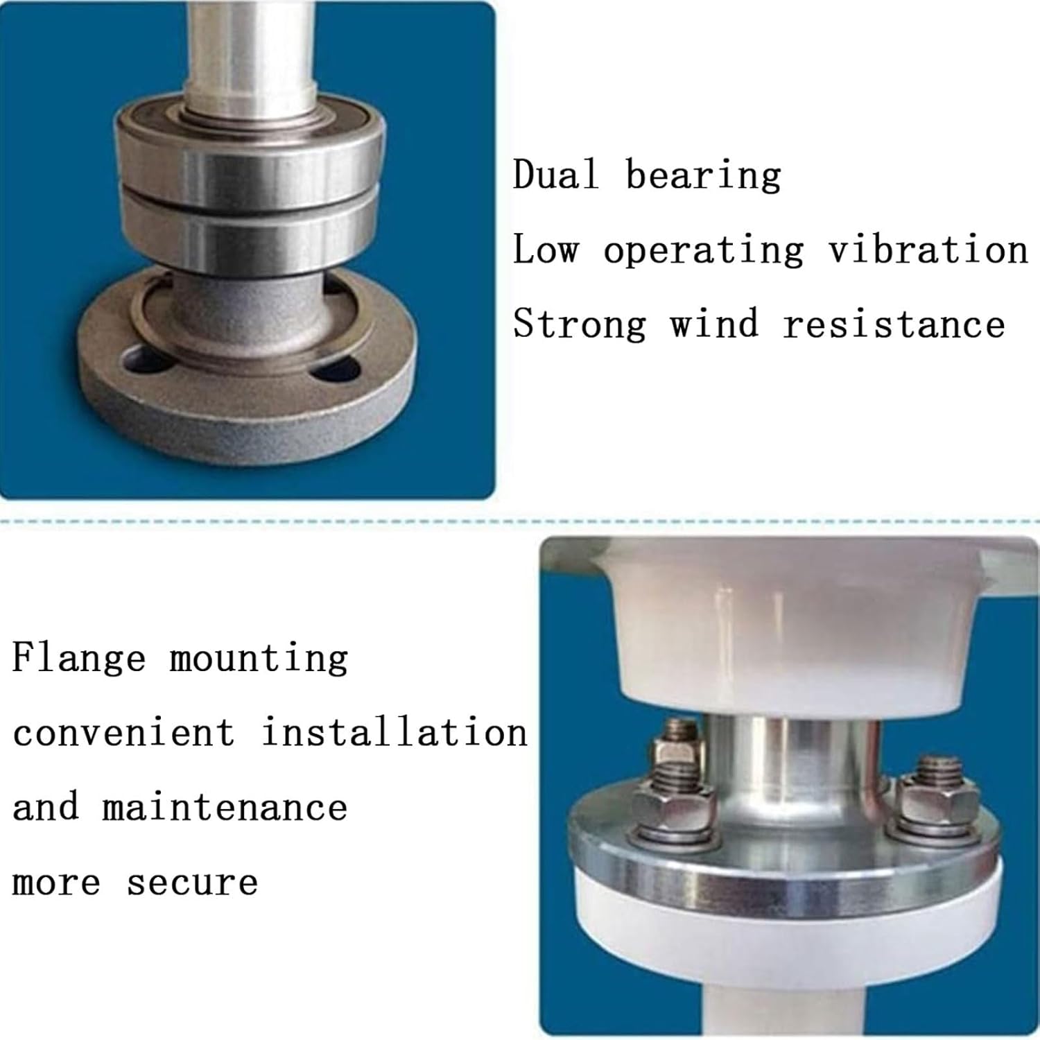 5 Blades 800W 12V/24V Wind Turbine with MPPT Controller, Lantern Vertical Axis Wind Turbine Generator Kit Three-Phase Permanent Magnet Alternator (24.0, Volts)