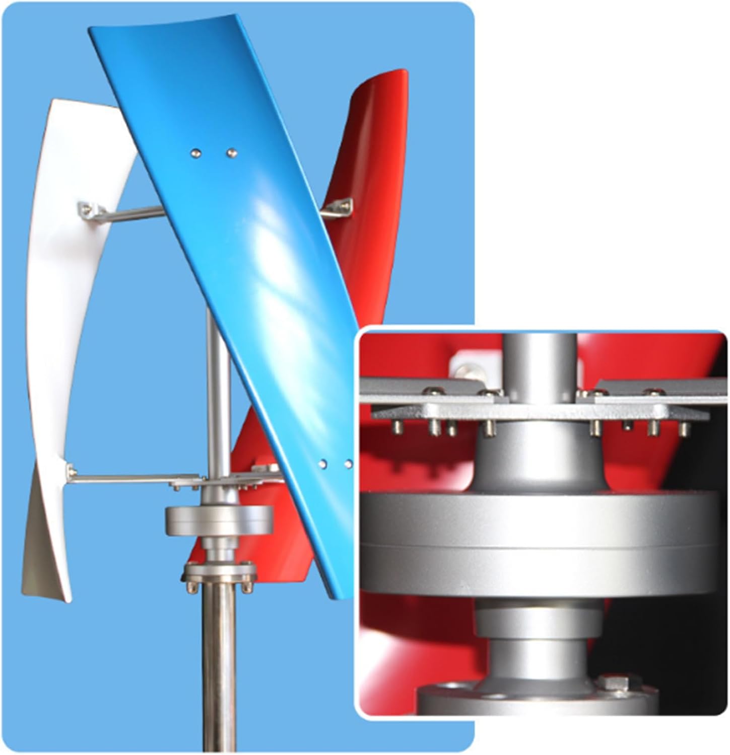 12000W Wind Turbine Generator Kit,Wind Generator with 3 Blade,12V 24V 48V 220V with Wind Controller for Windmill Generator Solar Wind System