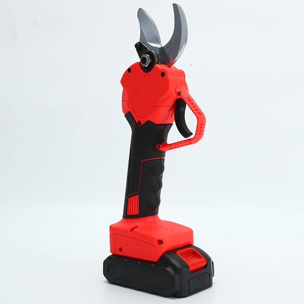 Professional Cordless Electric Pruning Shears Electric Garden Scissors Tree Branch Pruner, 1.2 Inch Cutting Diameter, Lithium Battery for Hedge, Bush, Yard