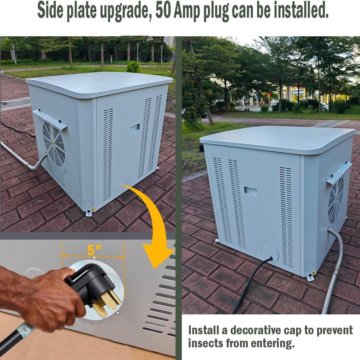 Generator Box,Accommodates The Maximum Size of The Unit:39.4