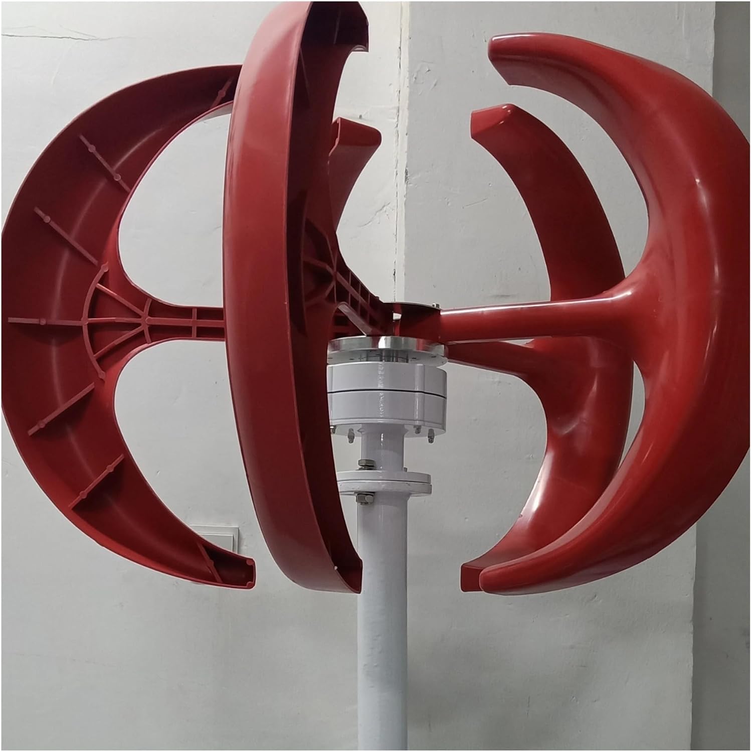 Windmill Generator, Small Windmills Energy Mini Vertical Wind Turbine Generator Kit 1000w 12v 24v For Home Use (Color : Rojo, Size : 24V), 1005004264822197