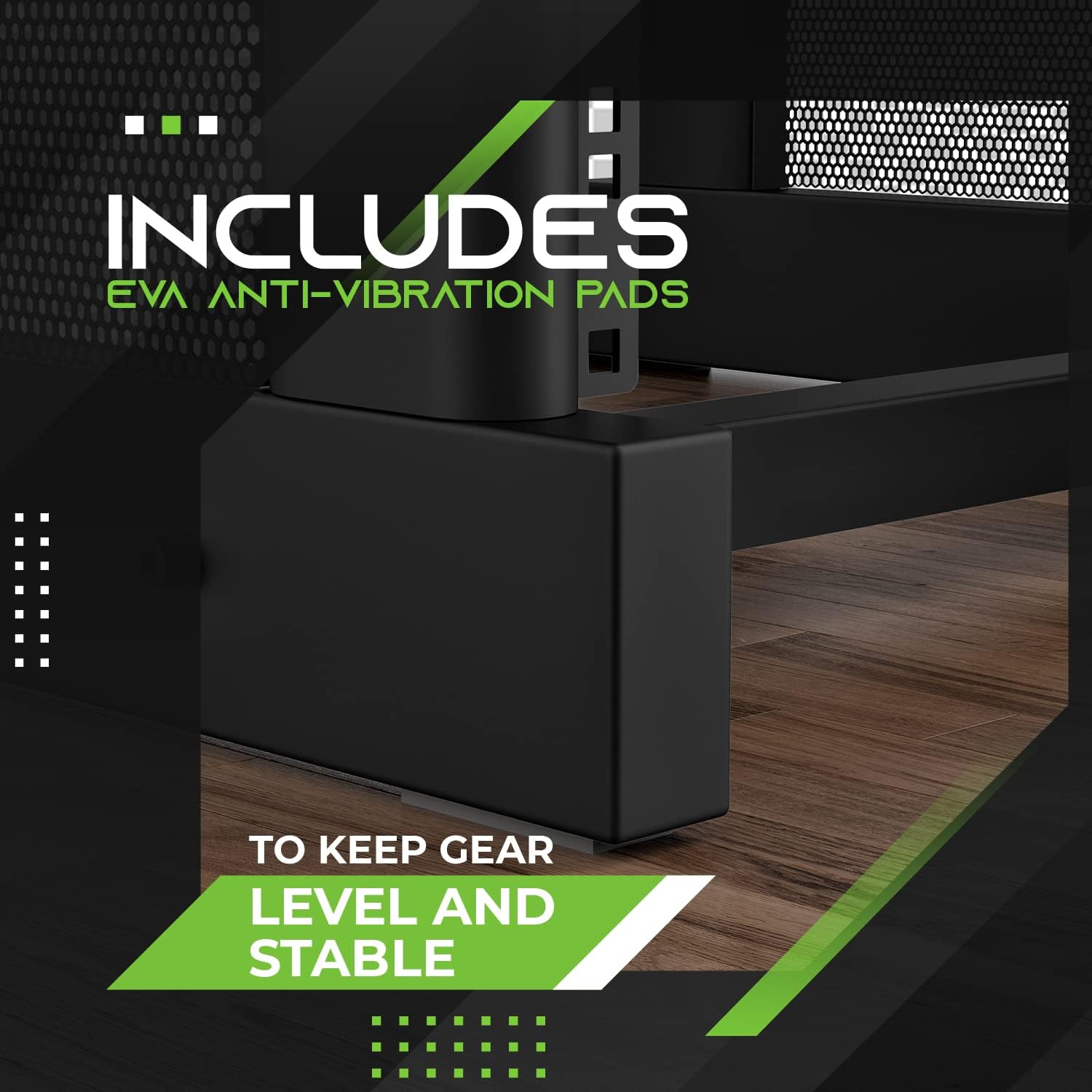 GEARit 12U Audio Rack With Flat Top for 19