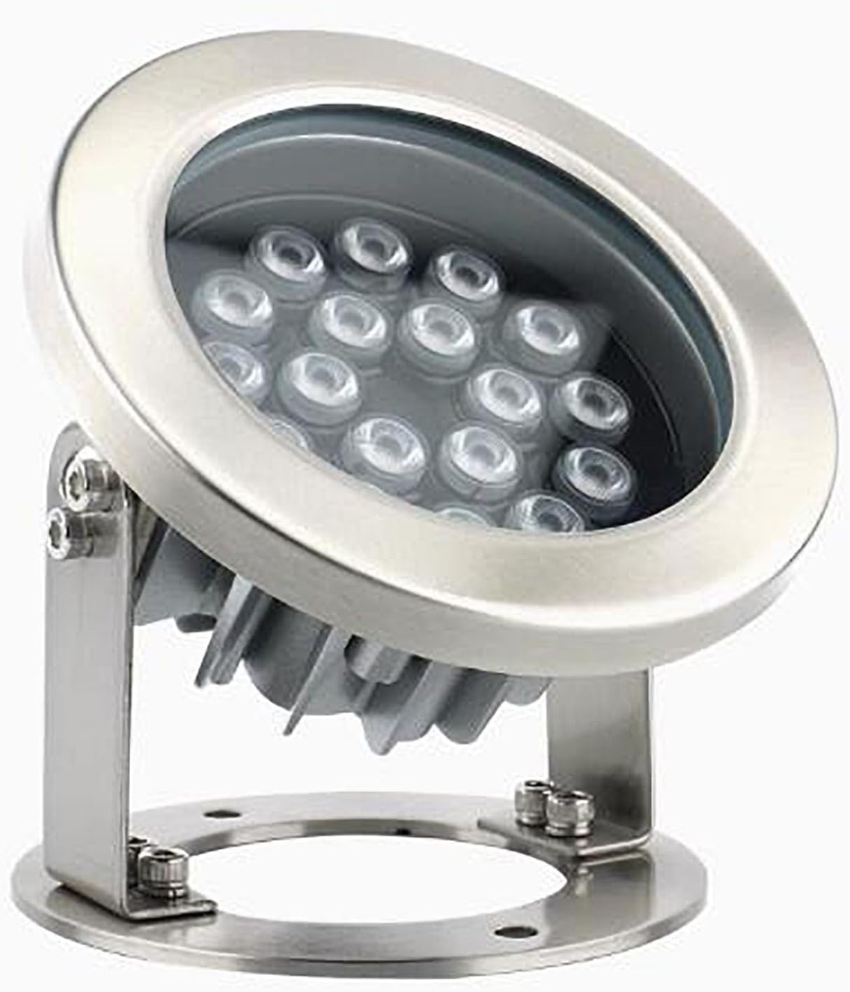 Submersible LED Fountain Light - Underwater Landscape Lights, DC 24V Spotlight LED Stainless Steel Underwater Light, IP68 Outdoor Waterproof Floodlight(Blue,36W)