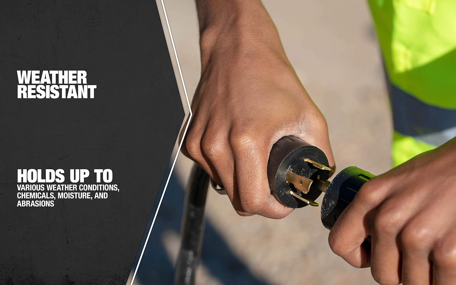 Southwire Generator Cord - Heavy Duty 10/4 Electrical Power Cable - With 30 Amp L14-30 Plug & Receptacle - Molded Connectors - Lighted End Plug - Flexible & Weather Resistant - 25 Feet