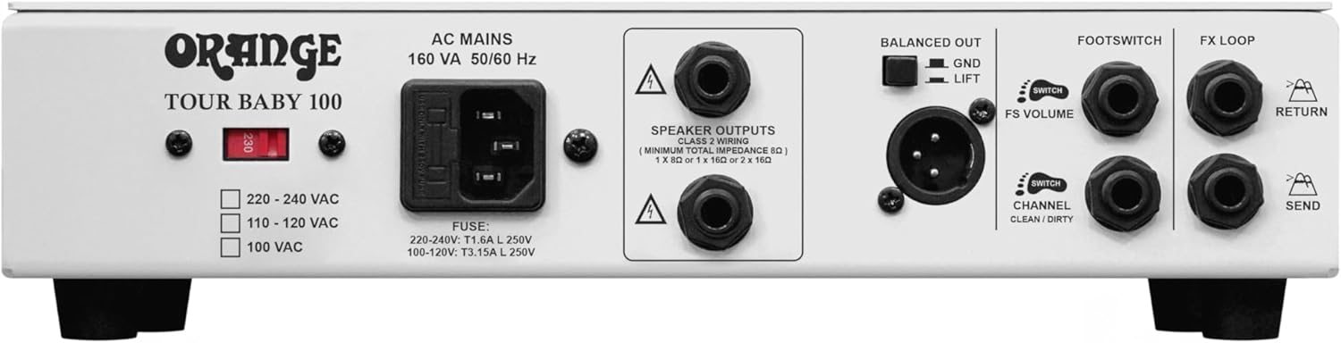 Orange Tour Baby Twin Channel Solid State Head, 100 Watts