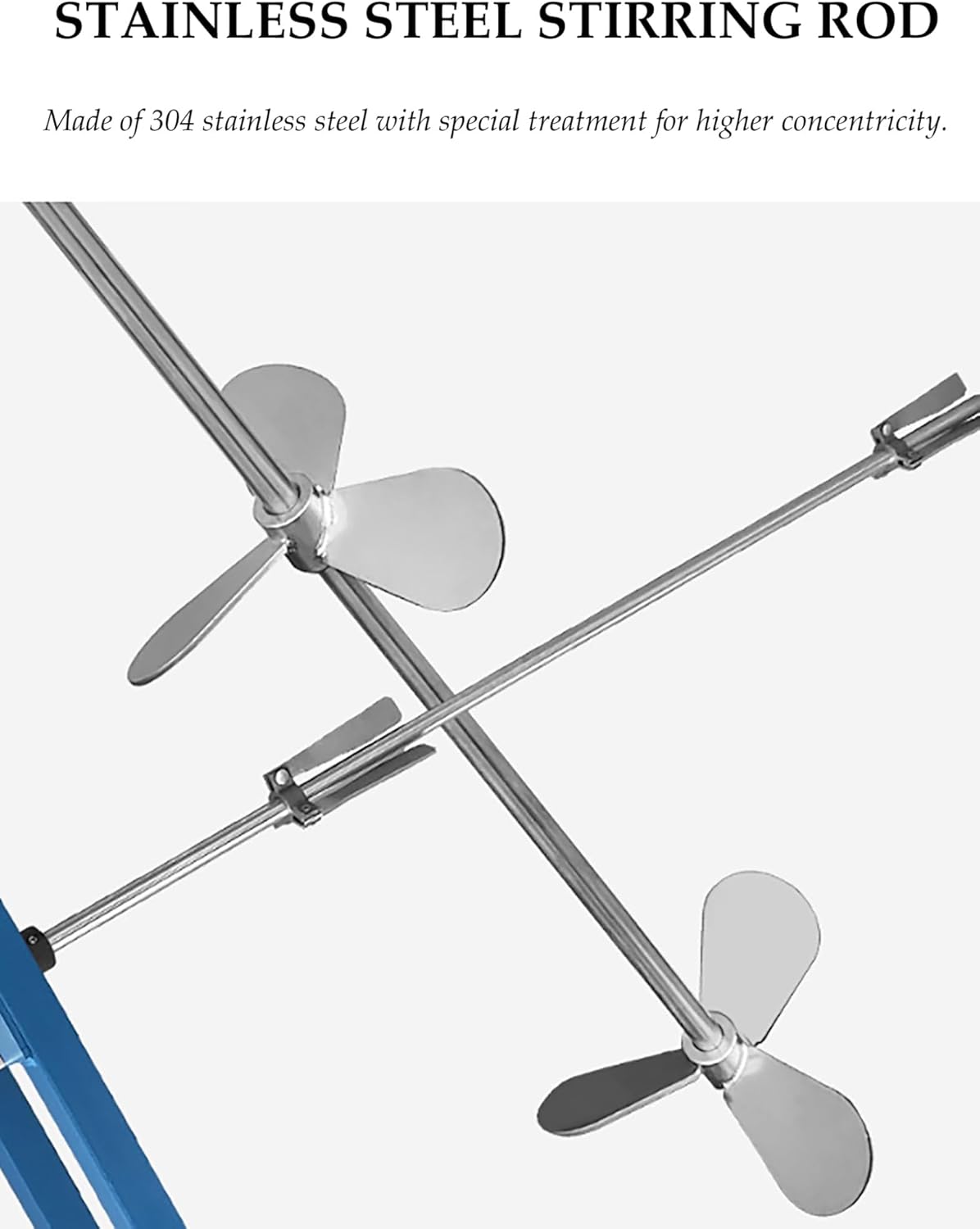 Pneumatic Paint Mixer for IBC Open-top Drum, Coat Mixer Bracket Air Agitator Stirring Machine, Paint Mix Tool for Paint, Fluids, Manufacturing, Labs, Industrial Use(Five-cylinder)