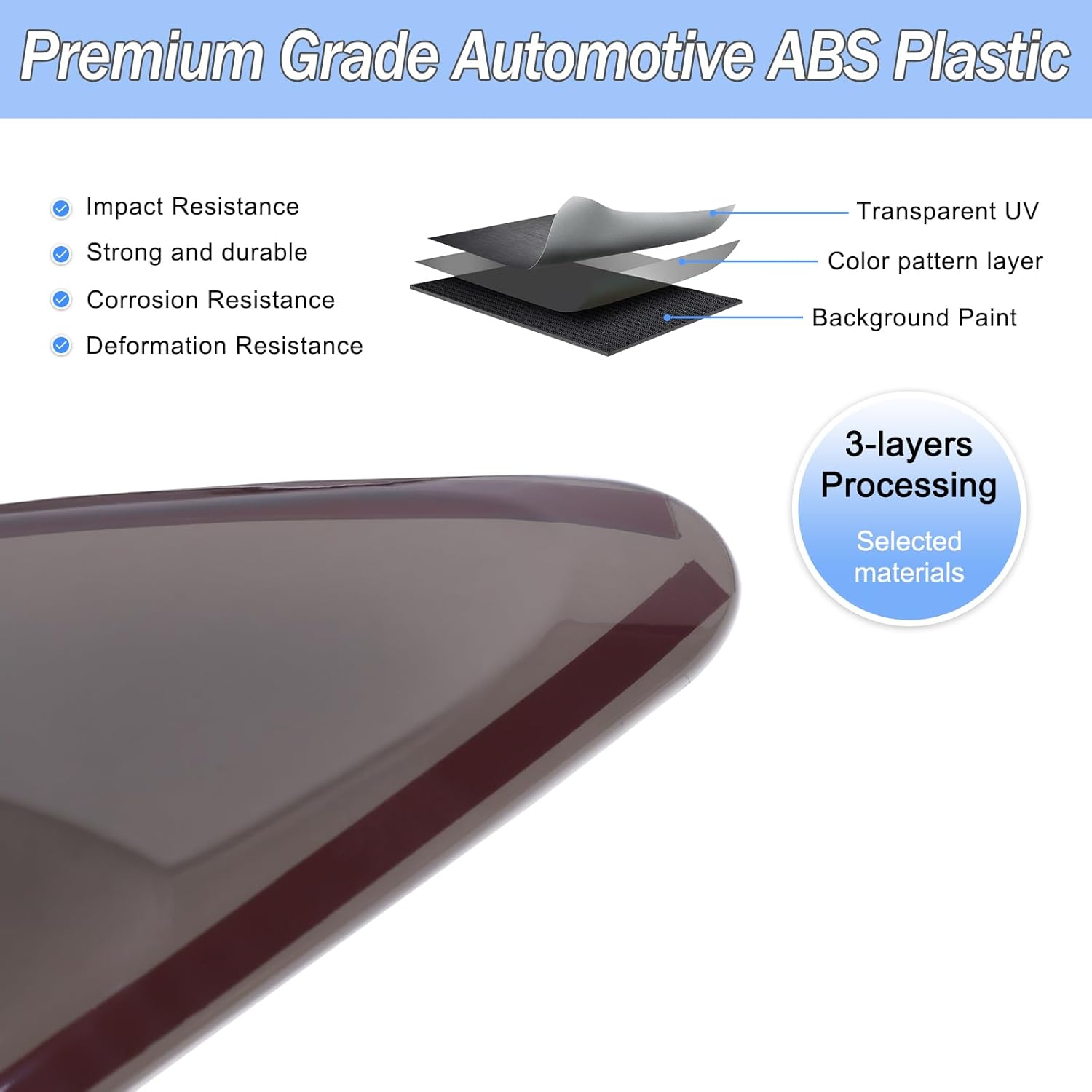 Aunginsy Car Rear Tail Light Lamp Cover Compatible with Infiniti Q60 2016-2022 Taillight Lamp Shell Shade Frame Bezels Trim Frame Rear Headlight Decorative Cover Protector ABS Exterior Accessories