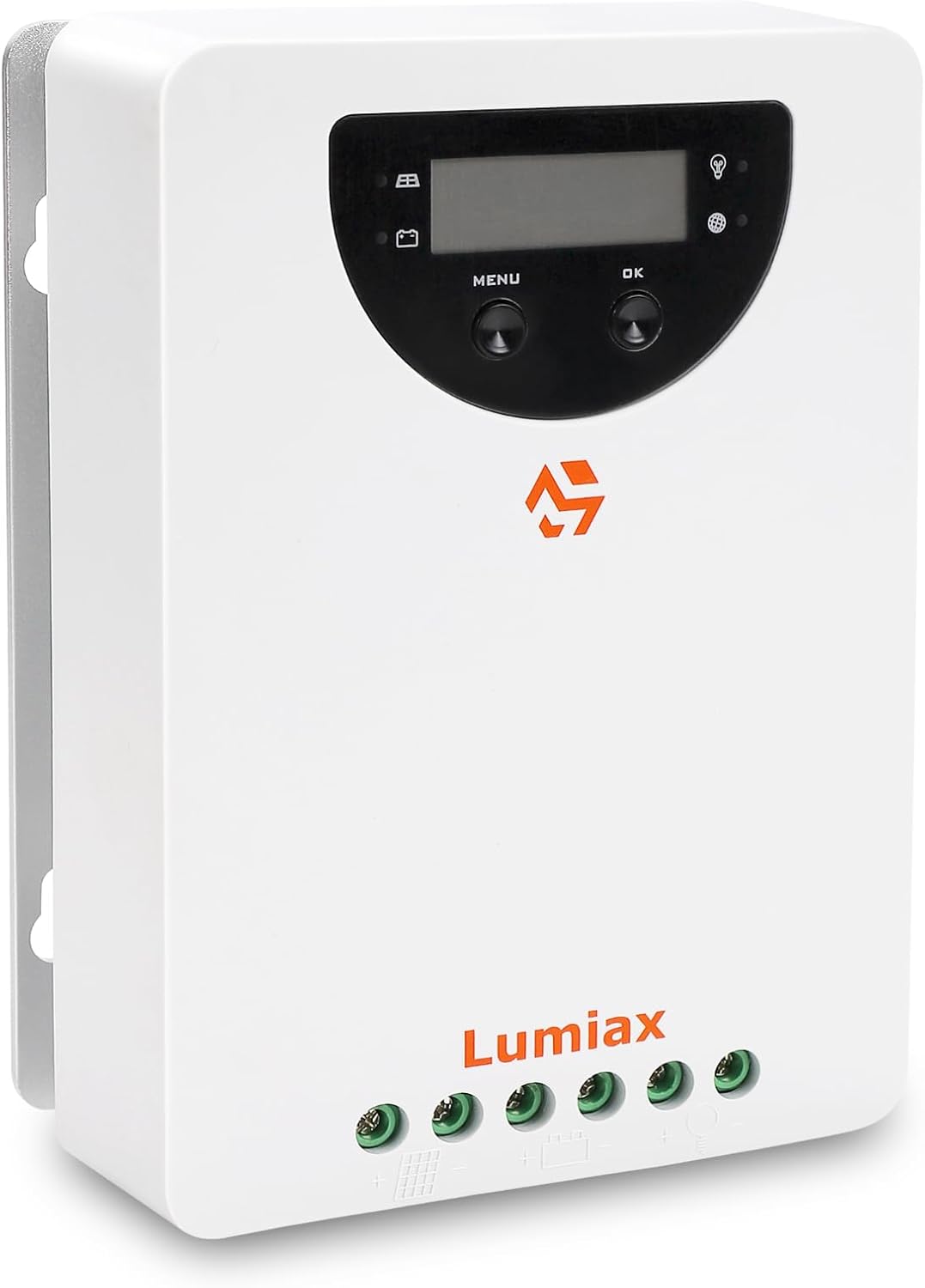 60 Amp Solar Charge Controller, Automatically Detects 12V/24V/36V/48V DC System Voltages, MPPT Solar Charge Controller Competitable with Gel Sealed Flooded and Lithium Battery