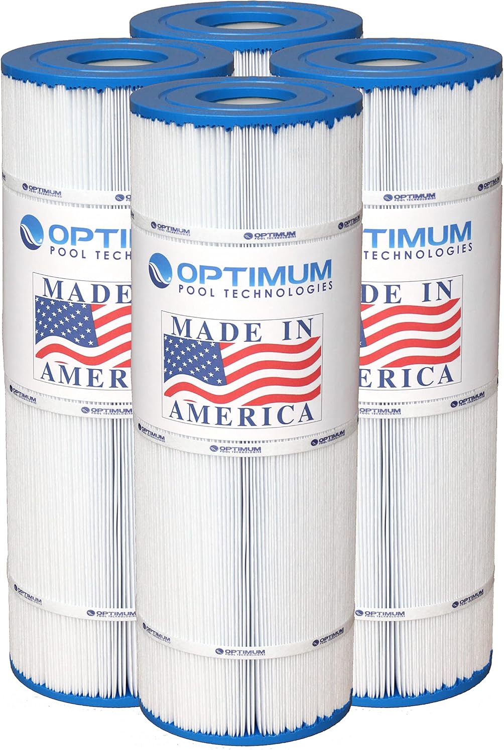 Optimum Pool Technologies® Pool Filter 4 Pack Compatible Replacement for Swim Clear C3020, C-3025, C3030, Super Star Clear C3000, C3000S; 325 SQ.FT. Cartridge Element (Pack of 4)