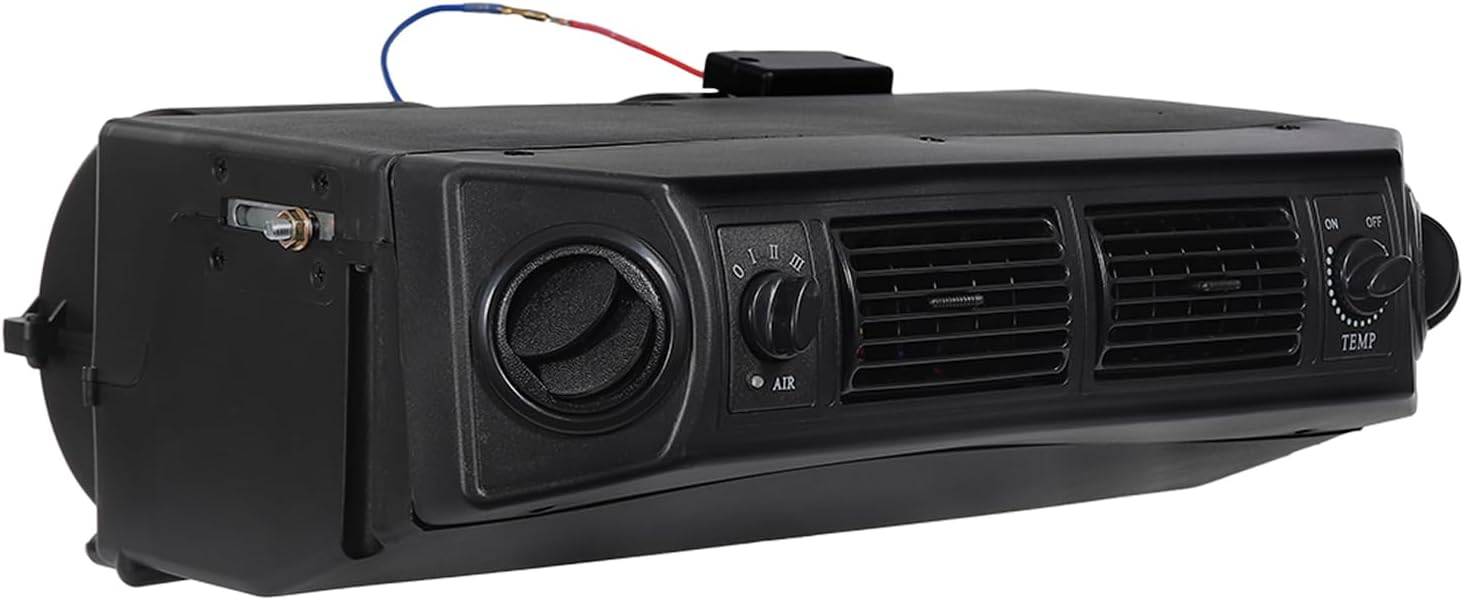 12V Car Air Conditioning Evaporator - Adjustable Temperature, High-Performance Cooling System, Universal for Cars and Trucks, Under-Dashboard Installation POIOKLJRE
