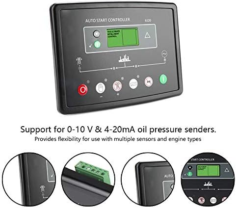 YWBL-WH DSE6120 Deep Sea Electronic Generator Controller Automatic Engine Control Module 0-10V/4-20mA