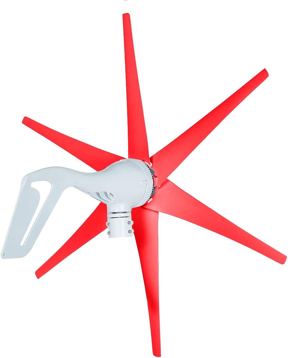 S2 9000W Hoop Type Wind Turbine Generator 6 Blade with Controller Windmill Energy Turbines for Home Street Lamp Boat