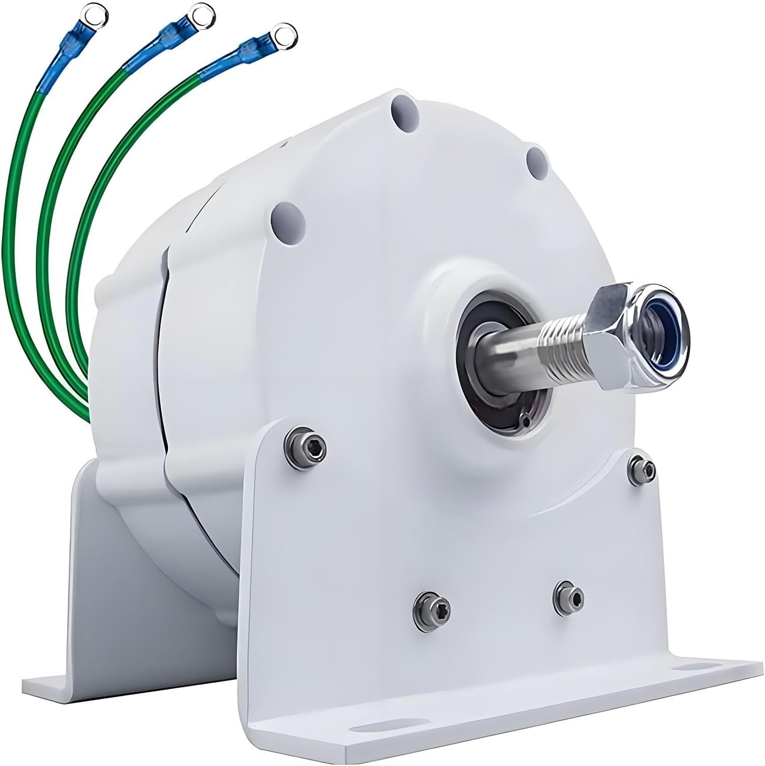 Three Phase Alternator,AC Alternator Water Wind Turbine Generator,Low RPM Permanent Magnet Generator,for Vertical Horizontal Wind Turbine 24V