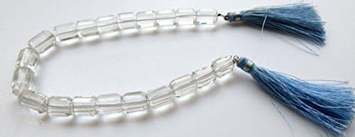 13 inch natural beads strand of 11x8mm faceted rondelle crystal quartz gemstone beads for DIY jewelry - necklace, bracelet, earring, ring.