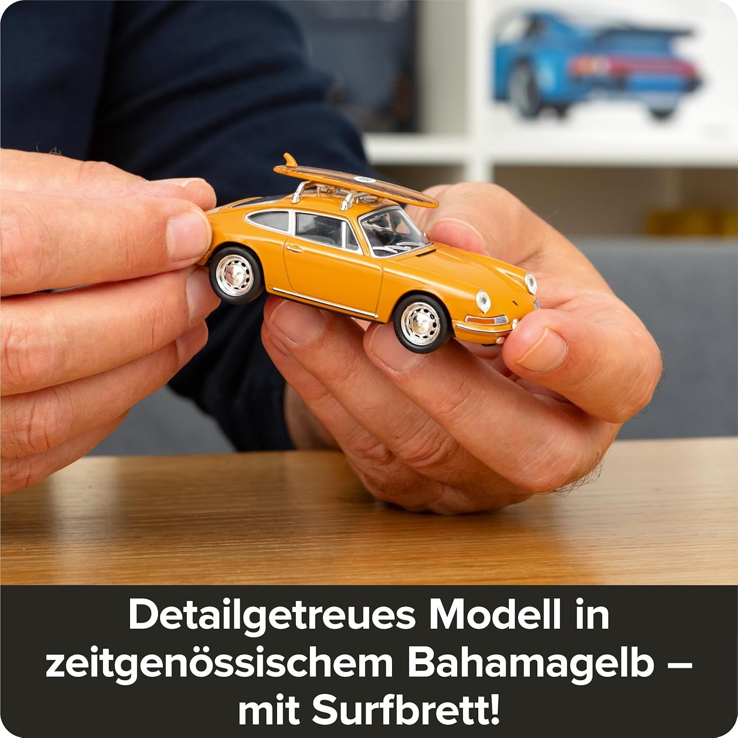 FRANZIS 67299 Porsche 911 Special Edition Surfboard Advent Calendar Model Kit 1:43 Scale Including Sound Module and 52 Page Accompaniment Book