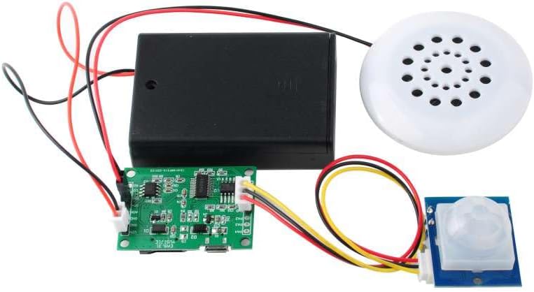 PIR Motion Sensor MP3 Player Module with USB/TF Card Support, Voice Recorder for DIY Audio Announcements, 10 Pack