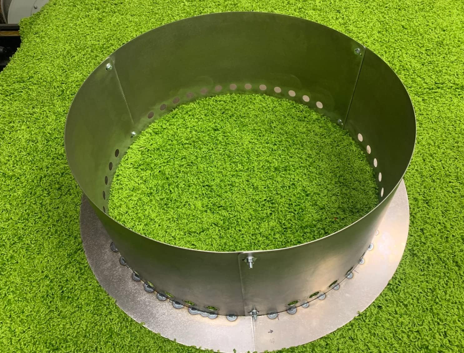 3″ Lip SMOKELESS Metal FIRE Pit Ring or a Fire Pit Liner-Insert (60 inches)