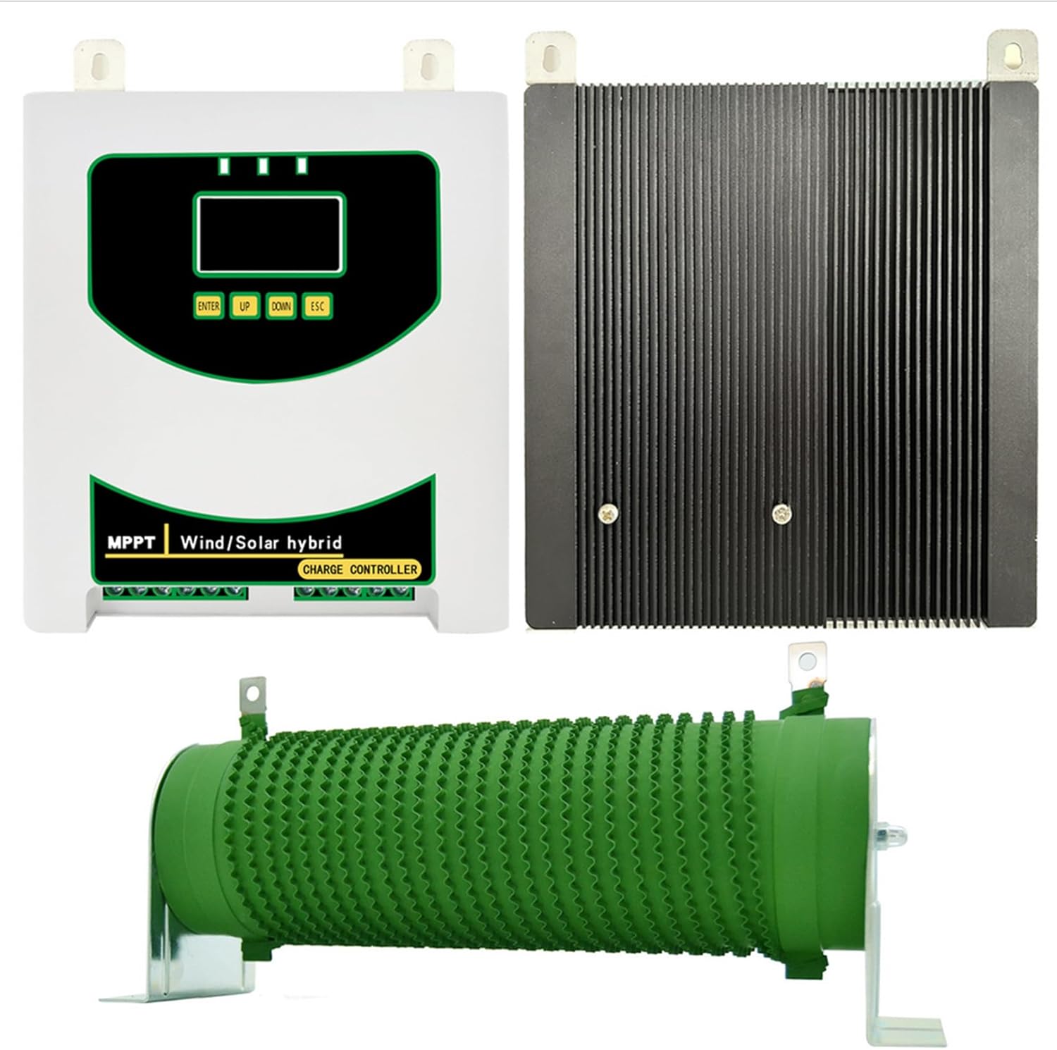 24V, 12000W Wind Solar Hybrid System MPPT Charge Controller with Dump Load Wind Turbine Generator Solar Panel 12V 24V Auto 48V Regulator 220V