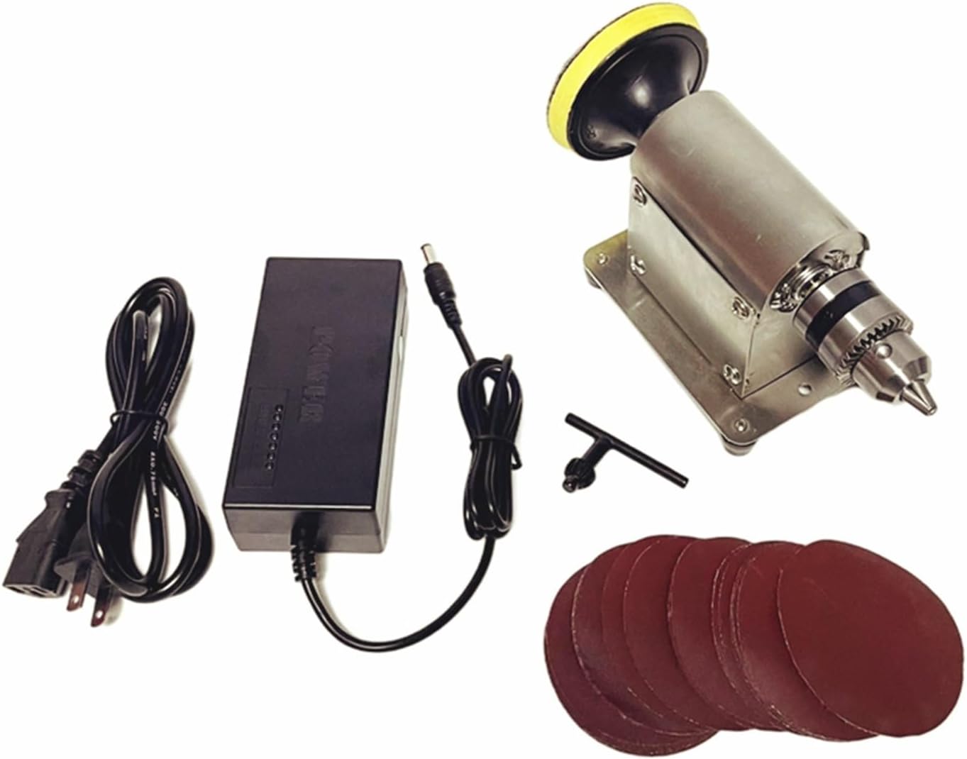 Jade Carving Grinding Machine Small Cutting Sawing Woodworking and Polishing Tool Electric Mill for Woodworking(Without power supply)