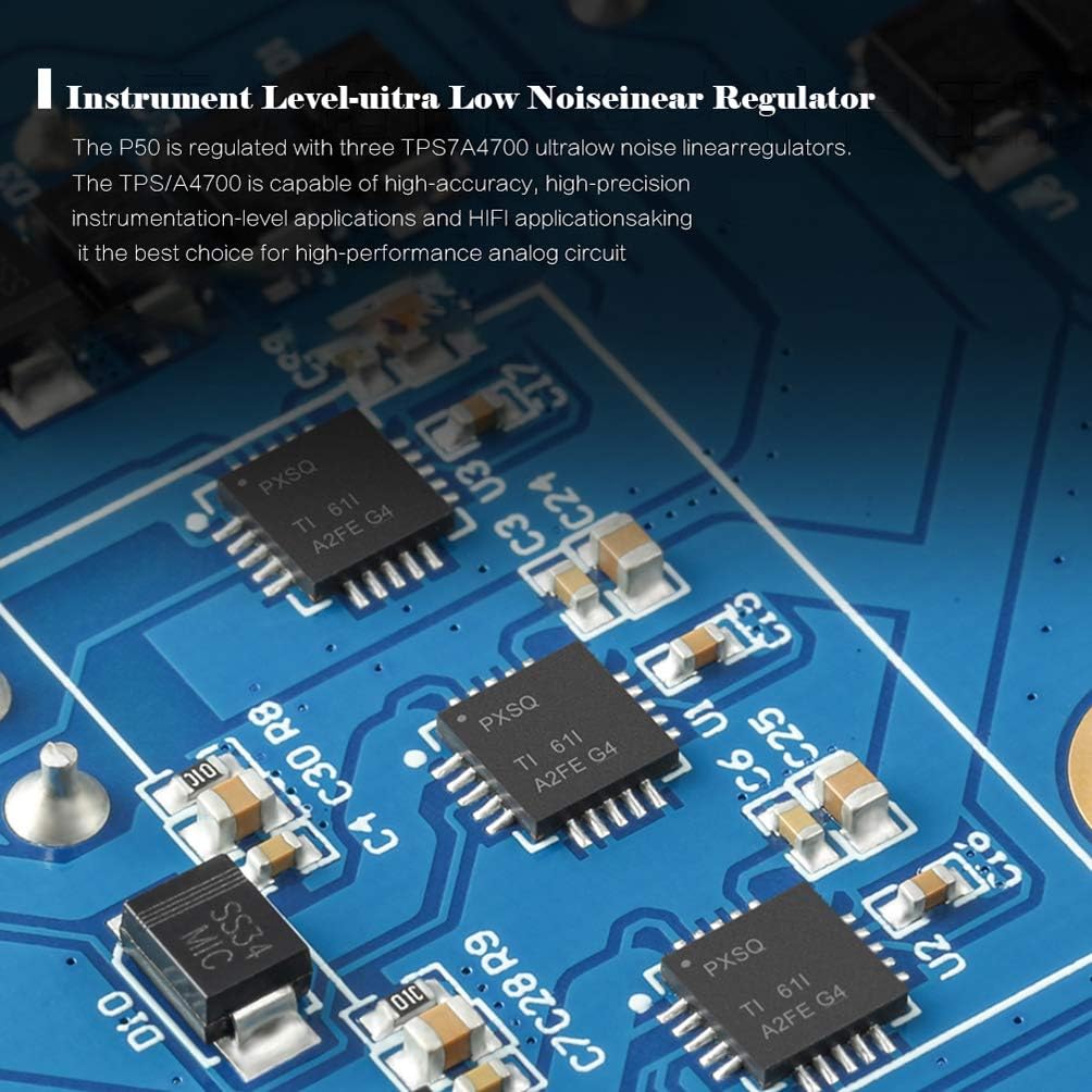 Topping P50 Linear Power Supply - 5V 1A and 15V 1A Ultra Low Noise for HiFi Audio Topping D50III/DX3 Pro+/E50/A50III