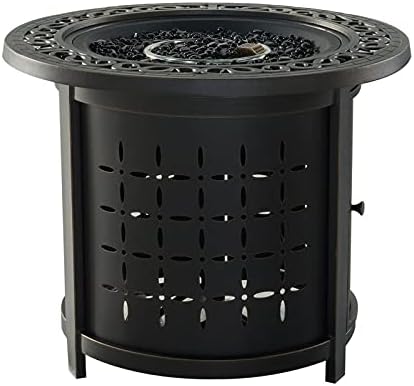 Aluminum Round Firepit Table