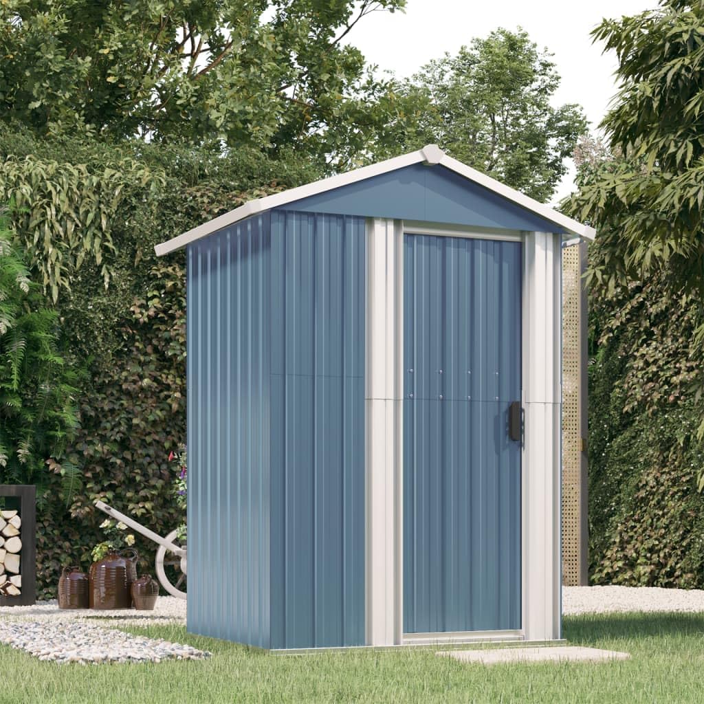 Galvanized Steel Outdoor Storage Shed with Floor 49.6