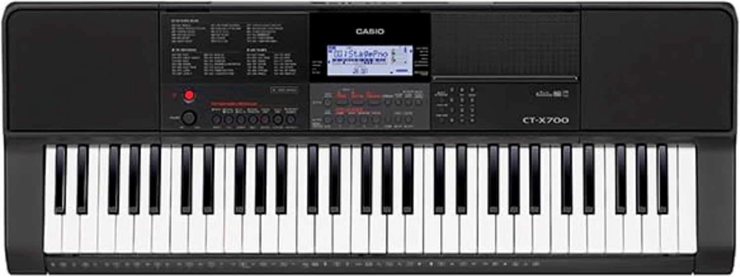 Casio CT-X700 – Portable 61-Key Keyboard | 600 Tones, 195 Rhythms, and AiX Sound Engine | Perfect for Any Musician