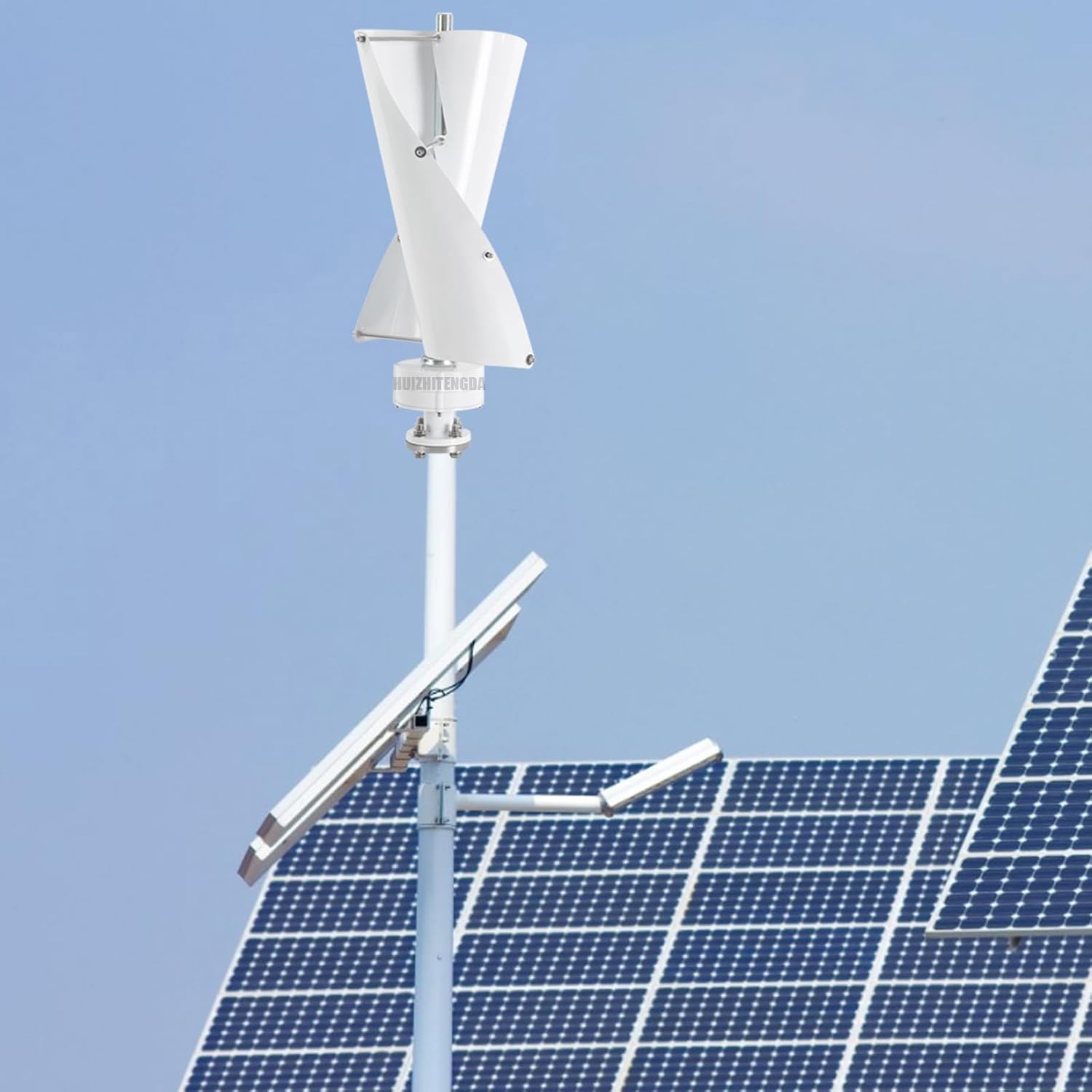 500W Vertical Wind Turbine Kit,12V 24V 48V Small Spiral Windmill Wind Power Generator W/Controller Kit for Home, Boats, Gazebos