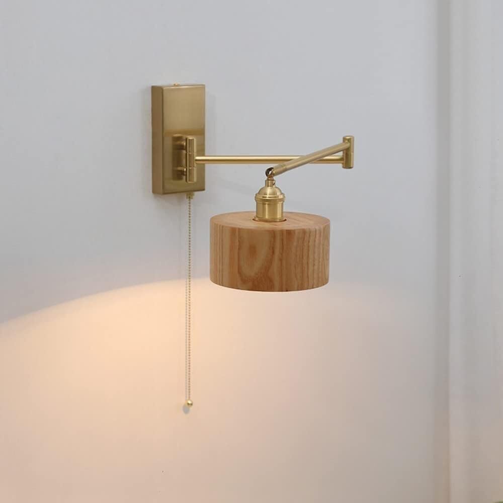 Swing Arm Wall Sconces Wall Mount Light Adjustable Metal Wall Lamp Bedside Reading Wall Sconce Lighting Fixture
