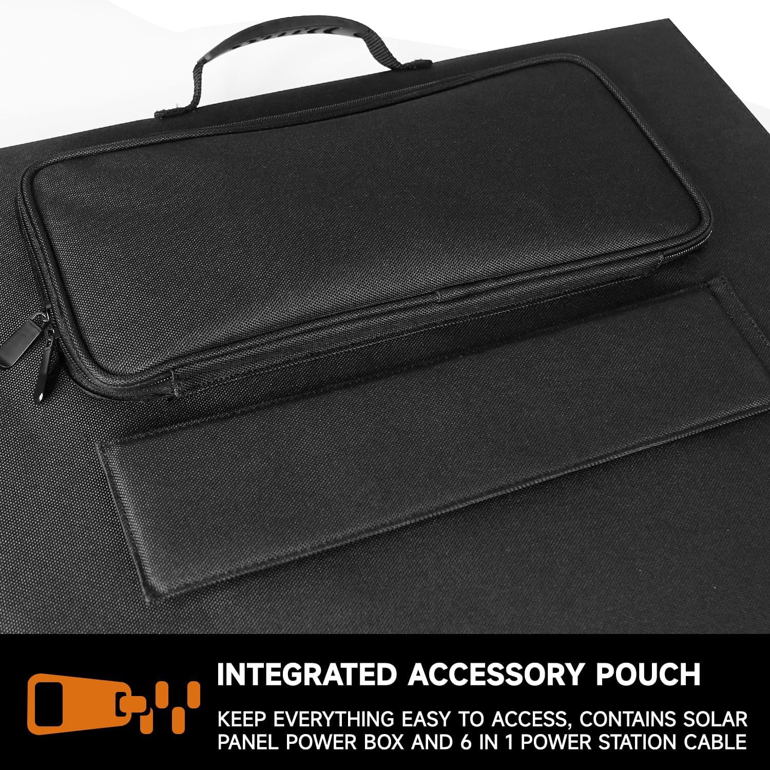 BALDR Solar Panels 200W Monocrystalline Portable Folding Solar Charger for Solar Generators and Portable Power Stations，Solar Panel Kit for Camping, Off Grid Living