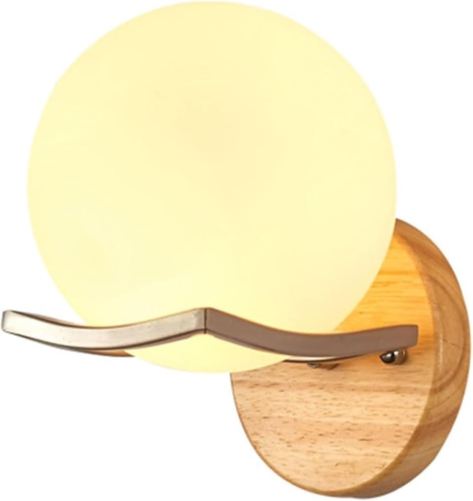 Japanese Style Wooden Glass Wall Sconce Rubber Chassis Wall Light Wall Mounted Lighting Fixture,Chandelier