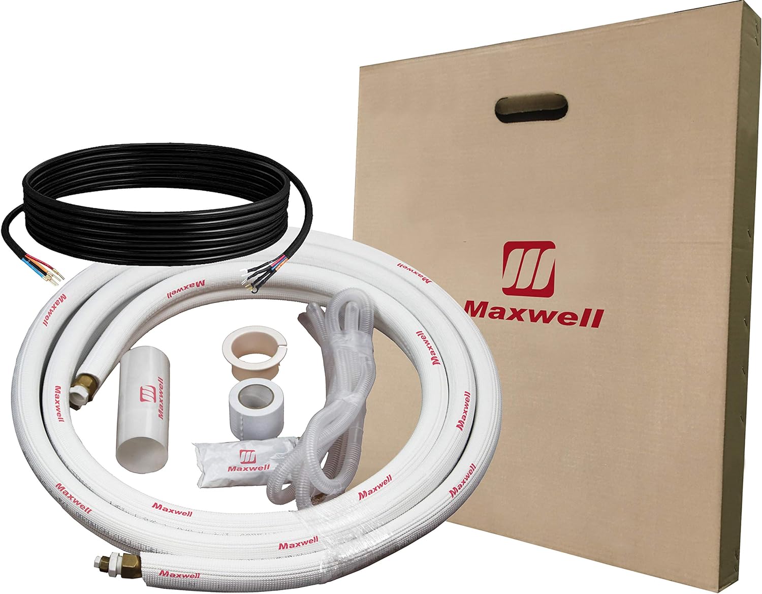 Klimaire 9,000 BTU 23 SEER2 Wall Mounted Ductless Mini Split Inverter A/C Heat Pump System w/ 16’ Installation Kit & Wall Mounting Bracket 115V