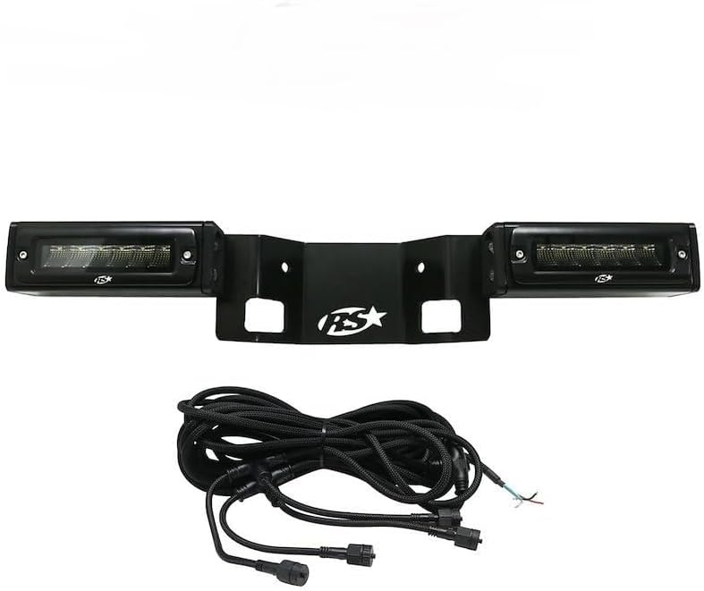 Backup Light 7 Inch Black Rectangular Housing LED 60 Watt 5750 Lumens Flood Beam