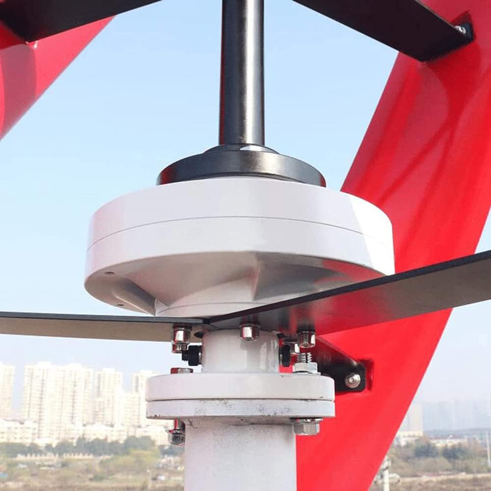 Wind Turbine Generator, 600W Wind Energy Power Generator, Vertical Axis Wind Turbine with Controller Low Noise