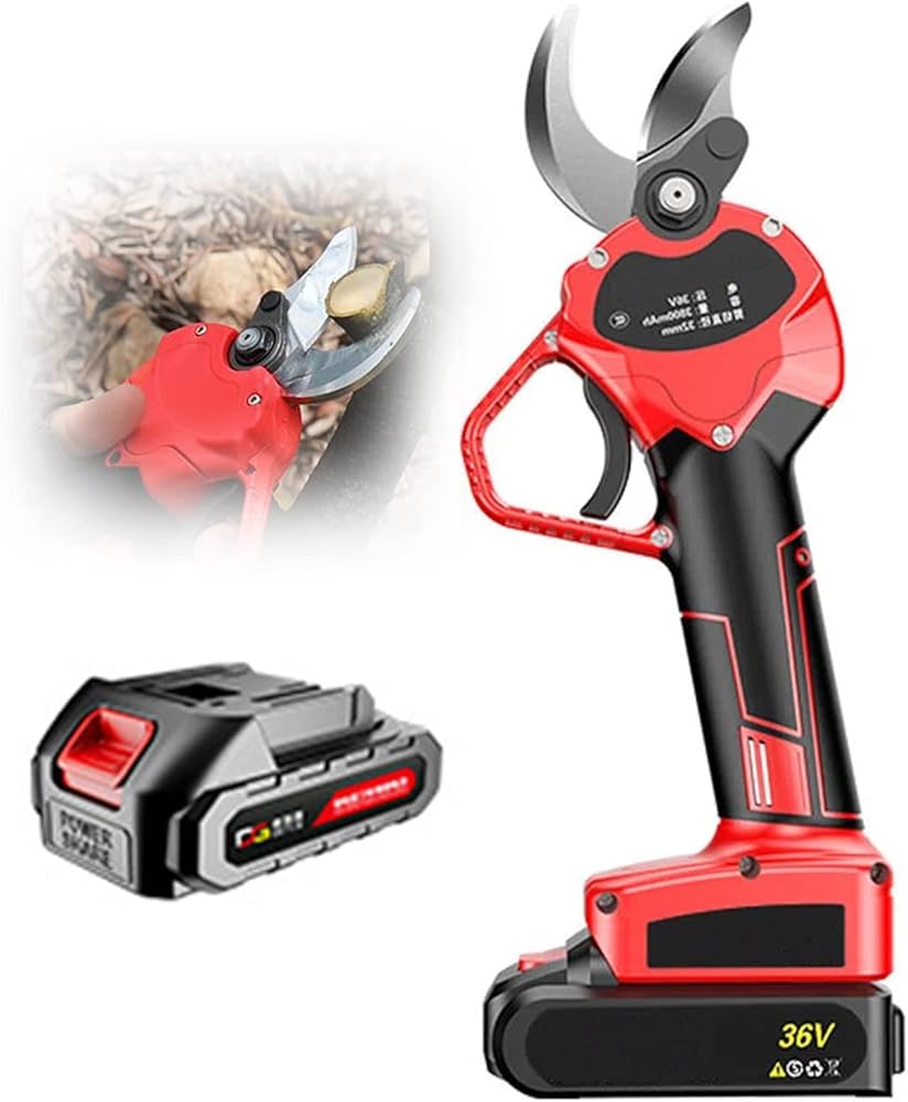 40mm/1.6inch Electric Pruning Shears, Power Pruner for Outdoor Bushes Garden Fruit Tree, 21V Tree Branch Pruner Rechargeable Battery