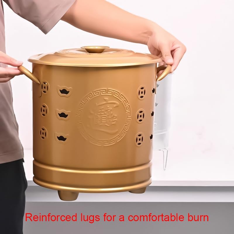 Burn Barrel, Stainless Steel Outdoor Fireplaces, Outdoor Fire Pits for Trash Paper Courtyard Yard Backyard Garden Patio Camping Fireplaces